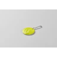   Breloc reflectorizant, Everestus, 2601E13885, 5 cm, PVC, Galben neon