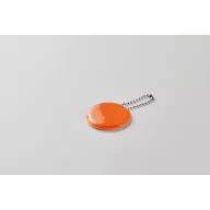   Breloc reflectorizant, Everestus, 2601E13886, 5 cm, PVC, Portocaliu neon