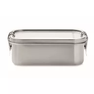   Caserola pentru alimente, 750 ml, Everestus, 2601E13953, 18x12.3x6 cm, Otel, Argintiu mat