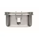 Caserola pentru alimente, 750 ml, Everestus, 2601E13953, 18x12.3x6 cm, Otel, Argintiu mat