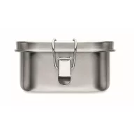   Caserola pentru alimente, 750 ml, Everestus, 2601E13953, 18x12.3x6 cm, Otel, Argintiu mat