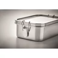   Caserola pentru alimente, 750 ml, Everestus, 2601E13953, 18x12.3x6 cm, Otel, Argintiu mat