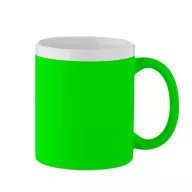   Cana 300 ml, Everestus, 2601E13902, Ø8.2x9.6 cm, Gresie, Verde neon