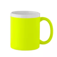   Cana 300 ml, Everestus, 2601E13896, Ø8.2x9.6 cm, Gresie, Galben neon