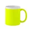 Cana 300 ml, Everestus, 2601E13896, Ø8.2x9.6 cm, Gresie, Galben neon