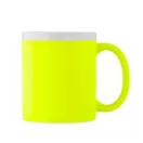 Cana 300 ml, Everestus, 2601E13896, Ø8.2x9.6 cm, Gresie, Galben neon