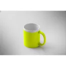Cana 300 ml, Everestus, 2601E13896, Ø8.2x9.6 cm, Gresie, Galben neon