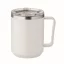 Cana de voiaj, 400 ml, Everestus, 2601E13903, 11.6x11.5 cm, Otel, Alb