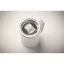 Cana de voiaj, 400 ml, Everestus, 2601E13903, 11.6x11.5 cm, Otel, Alb