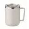 Cana de voiaj, 400 ml, Everestus, 2601E13905, 11.6x11.5 cm, Otel, Gri