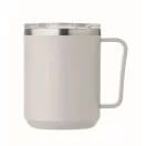 Cana de voiaj, 400 ml, Everestus, 2601E13905, 11.6x11.5 cm, Otel, Gri