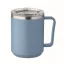 Cana de voiaj, 400 ml, Everestus, 2601E13907, 11.6x11.5 cm, Otel, Verde petrol