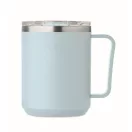 Cana de voiaj, 400 ml, Everestus, 2601E13904, 11.6x11.5 cm, Otel, Albastru copil