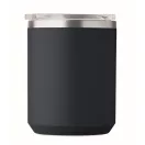Cana de voiaj, Everestus, 2610E18464, 400 ml, 11.6x11.5 cm, Otel inoxidabil, Albastru marin francez