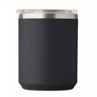   Cana de voiaj, Everestus, 2610E18464, 400 ml, 11.6x11.5 cm, Otel inoxidabil, Albastru marin francez