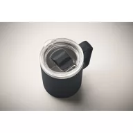   Cana de voiaj, Everestus, 2610E18464, 400 ml, 11.6x11.5 cm, Otel inoxidabil, Albastru marin francez