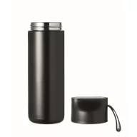   Set sticla de apa si umbrela, 600 ml, Everestus, 2601E14484, 18x19x34 cm, Aluminiu, Negru