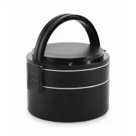   Caserola pentru alimente, 700 ml, Everestus, 2601E13928, 16.5x14.5x11.3 cm, Polipropilena, Negru