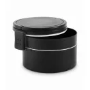 Caserola pentru alimente, 700 ml, Everestus, 2601E13928, 16.5x14.5x11.3 cm, Polipropilena, Negru