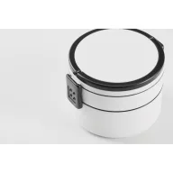   Caserola pentru alimente, 700 ml, Everestus, 2601E13927, 16.5x14.5x11.3 cm, Polipropilena, Alb