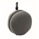 Set perna de calatorie si masca de ochi, Everestus, 2601E14492, 14x10.5 cm, Poliester, Gri piatra