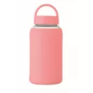 Sticla de apa 600 ml, Everestus, 2601E14538, Ø8.5x20.5 cm, Sticla, Roz copil