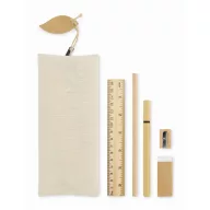   Set de papetarie, Everestus, 2601E14499, 20x9x0.7 cm, Nylon, Negru