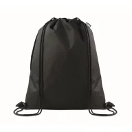   Saculet cu snur, Everestus, 2601E14303, 34x42 cm, Poliester, Negru