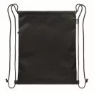 Saculet cu snur, Everestus, 2601E14303, 34x42 cm, Poliester, Negru