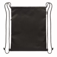  Saculet cu snur, Everestus, 2601E14303, 34x42 cm, Poliester, Negru
