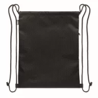   Saculet cu snur, Everestus, 2601E14303, 34x42 cm, Poliester, Negru