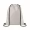 Saculet cu snur, Everestus, 2601E14299, 34x42 cm, Poliester, Alb