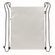   Saculet cu snur, Everestus, 2601E14299, 34x42 cm, Poliester, Alb