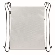   Saculet cu snur, Everestus, 2601E14299, 34x42 cm, Poliester, Alb