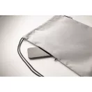 Saculet cu snur, Everestus, 2601E14299, 34x42 cm, Poliester, Alb