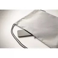   Saculet cu snur, Everestus, 2601E14299, 34x42 cm, Poliester, Alb
