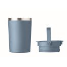 Cana de voiaj, 350 ml, Everestus, 2601E14116, 16.1x11x14.5 cm, Otel, Verde petrol