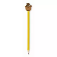   Creion cu radiera, Everestus, 2601E13939, 18.8 cm, Lemn, Galben