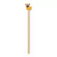   Creion cu radiera, Everestus, 2601E13940, 18.8 cm, Lemn, Natur