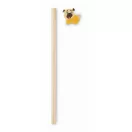Creion cu radiera, Everestus, 2601E13940, 18.8 cm, Lemn, Natur