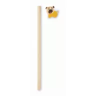   Creion cu radiera, Everestus, 2601E13940, 18.8 cm, Lemn, Natur