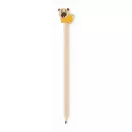 Creion cu radiera, Everestus, 2601E13940, 18.8 cm, Lemn, Natur