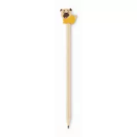   Creion cu radiera, Everestus, 2601E13940, 18.8 cm, Lemn, Natur