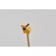   Creion cu radiera, Everestus, 2601E13940, 18.8 cm, Lemn, Natur