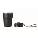 Set agenda A5, pix si cana de voiaj 350 ml, Everestus, 2601E14485, coperta cu elastic, 30.4x24.6x10.5 cm, Hartie, Negru