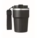 Set agenda A5, pix si cana de voiaj 350 ml, Everestus, 2601E14485, coperta cu elastic, 30.4x24.6x10.5 cm, Hartie, Negru