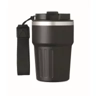   Set agenda A5, pix si cana de voiaj 350 ml, Everestus, 2601E14485, coperta cu elastic, 30.4x24.6x10.5 cm, Hartie, Negru