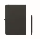 Set agenda A5, pix si cana de voiaj 350 ml, Everestus, 2601E14485, coperta cu elastic, 30.4x24.6x10.5 cm, Hartie, Negru
