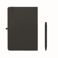   Set agenda A5, pix si cana de voiaj 350 ml, Everestus, 2601E14485, coperta cu elastic, 30.4x24.6x10.5 cm, Hartie, Negru