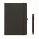 Set agenda A5, pix si cana de voiaj 350 ml, Everestus, 2601E14485, coperta cu elastic, 30.4x24.6x10.5 cm, Hartie, Negru